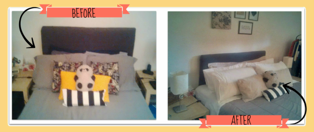 Bedroom Makeover Before and After